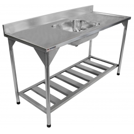 Pia em Aço Inox 304 Com Uma Cuba