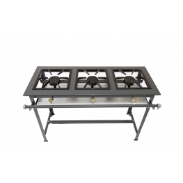 Fogão Industrial 3 Bocas Alta Pressão