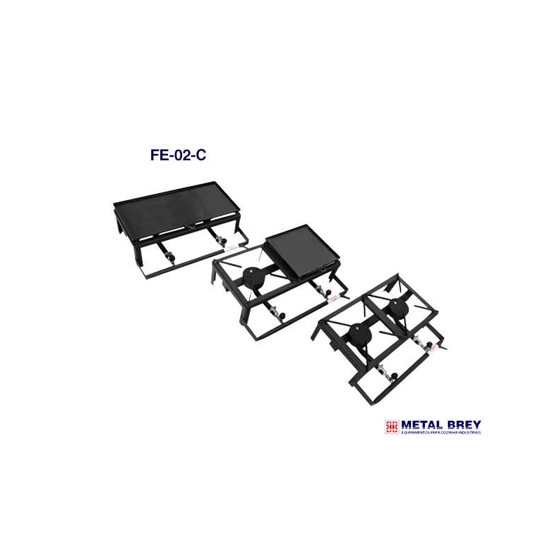 Fogão Caminhoneiro 2 Bocas Alta Pressão