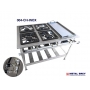 Fogão Industrial 4 Bocas Alta Pressão Com Chapa em Inox
